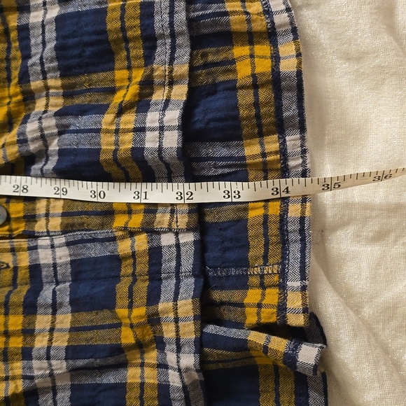 Jonh Mark Plaid Long Sleeve Shirt Dress - Picture 9 of 14